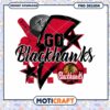 Chicago Blackhawks PNG Sublimation Design