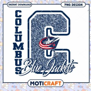 Columbus Blue Jackets Glitter PNG