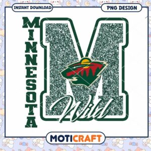 Minnesota Wild Glitter M PNG
