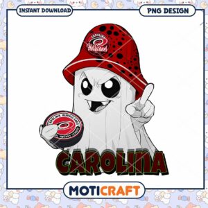 Carolina Hurricanes Ghost PNG Sublimation