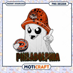 Philadelphia Flyers Ghost PNG Design