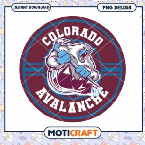 Colorado Avalanche Yeti PNG Logo