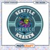 Seattle Kraken PNG Logo Design