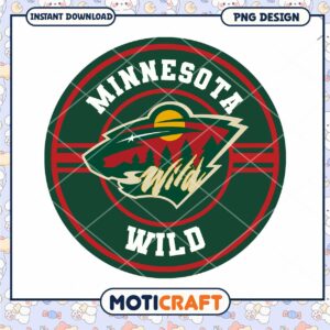 Minnesota Wild PNG Logo Design Instant Download