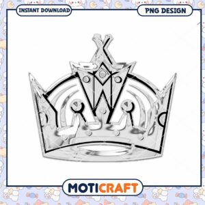 Silver Crown PNG Design Instant Download