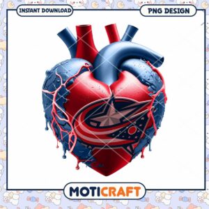 Columbus Blue Jackets Heart PNG Columbus Blue Jackets Heart PNG