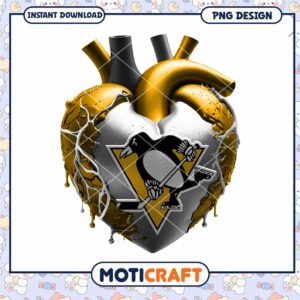 Pittsburgh Penguins Heart PNG