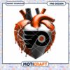 Philadelphia Flyers Heart PNG Design