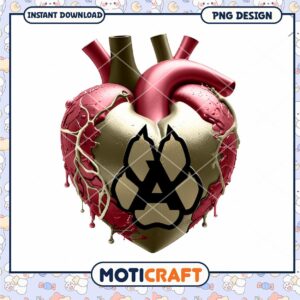 Paw Print Heart PNG Design Paw Print Heart PNG Design