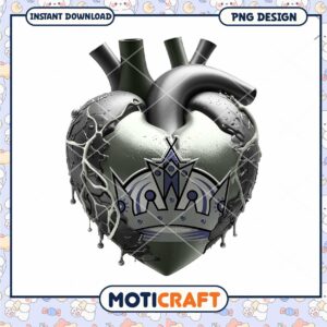 Melting Heart Kings PNG Design