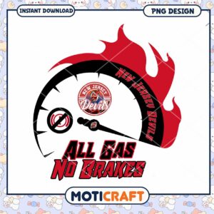 New Jersey Devils All Gas No Brakes PNG