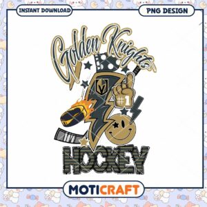 Golden Knights Hockey PNG Graphic for Fans and Creators Golden Knights Hockey PNG Graphic for Fans and Creators