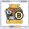Turkey and Slapshots NHL Boston Bruins PNG Design