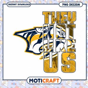 Unique They Not Like Us PNG Design Instant Download Art