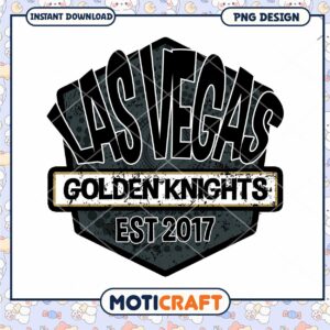 Las Vegas Golden Knights PNG Design Instant Download