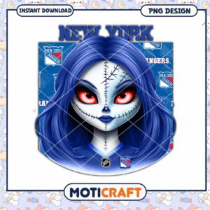 New York Rangers Halloween PNG Digital Download Design New York Rangers Halloween PNG Digital Download Design