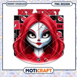 New Jersey Devils PNG Halloween Design for Fans