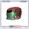 Vintage VW Bus PNG Design with Cool Flames Art