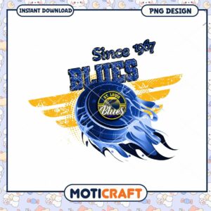 St Louis Blues Since 1967 Vintage PNG Graphic Design