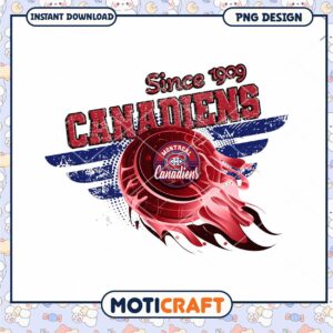 Montreal Canadiens Since 1999 PNG Design for Fans