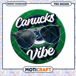 Canucks Vibe PNG Design for Instant Download Fans