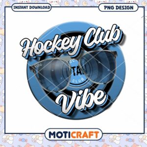 Hockey Club Vibe PNG Graphic for Cool Designs