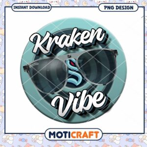 Kraken Vibe Sunglasses PNG Design for Instant Download