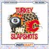 Turkey and Slapshots NHL Design for Instant Download PNG