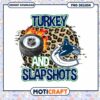 Turkey and Slapshots NHL Design Instant Download PNG