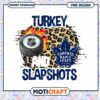 Turkey and Slapshots NHL Toronto Maple Leafs PNG Design