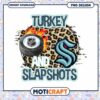 NHL Turkey and Slapshots Fun PNG Design Download