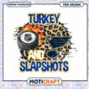 Turkey and Slapshots PNG Design for NHL Fans Download