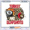 Turkey and Slapshots NHL Design PNG for Instant Download
