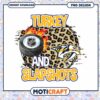 Turkey and Slapshots PNG Design for Hockey Fans