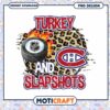 Turkey and Slapshots NHL PNG Design for Fans