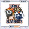 Turkey and Slapshots Edmonton Oilers PNG Design Download