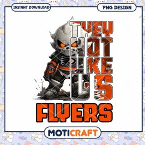 Cool Flyers Design They Not Like Us PNG Instant Download