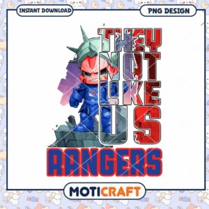 Unique Rangers PNG Design They Not Like Us Download