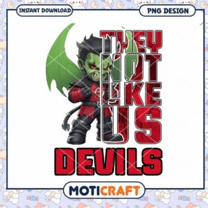 Unique Devil Themed PNG Design for Instant Download