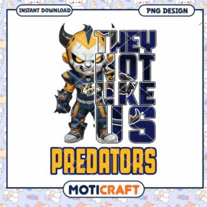 Predators PNG Design They Not Like Us Instant Download