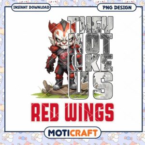 Red Wings Character Design Instant Download PNG Art Red Wings Character Design Instant Download PNG Art