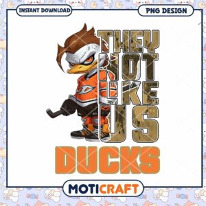 Ducks PNG Design They Not Like Us Instant Download Art