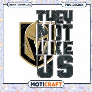 Las Vegas Hockey They Not Like Us PNG Design Download