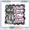 Blues Love Heart Water Tower PNG Instant Download Design