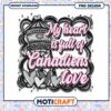 My Heart is Full of Canadiens Love PNG Design Download