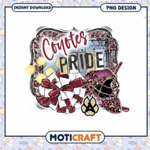 Coyote Pride PNG Design for Instant Download Decor Coyote Pride PNG Design for Instant Download Decor