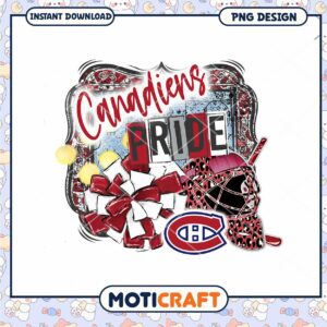 Canadiens Pride Instant Download PNG Design for Fans