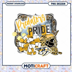 Predators Pride PNG Design for Instant Download Artwork