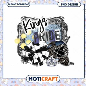 Kings Pride PNG Design for Team Spirit and Decor