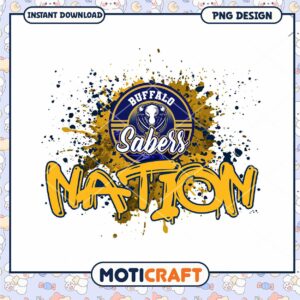 Buffalo Sabres Nation Art Instant Download PNG Design